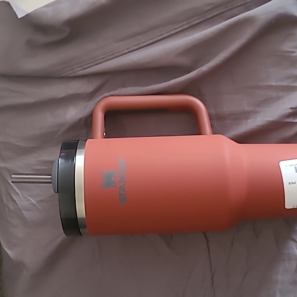 ✨️ Stanley Soft Coral Travel Mug with Straw
